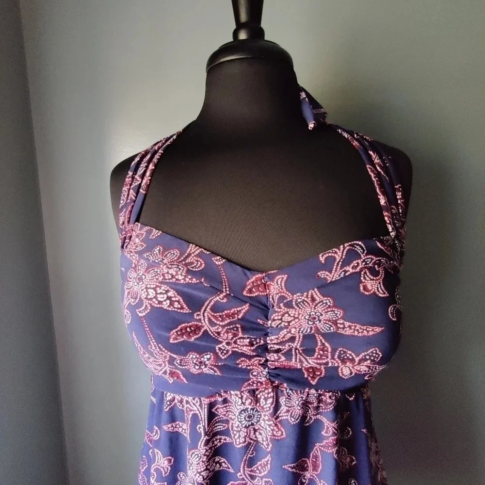*NWOT* Coastal Blue Halter Neck Tankini